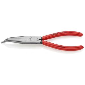 Alicates Mecánicos Knipex, Anodizados en Negro con Cabeza Pulida, Mangos Recubiertos de Plástico, 40 Mordazas Curvadas - Product Image 1