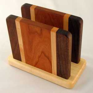 Elegante servilletero de madera ligero Mesa ecológica Servilletero decorativo Pantalla Precio impresionante para impresionante caja de pañuelos - Product Image 3