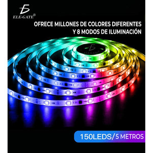 ไฟแถบ LED RGB 5050 แผงแผ่นยืดหยุ่นเปลี่ยนสีได้สำหรับตกแต่ง ความยาว 5 เมตร - Product Image 5