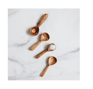 Cuillère à sucre en bois d'acacia Mini cuillère en bois d'acacia personnalisée d'usine pour thé, sucre, gommage, épices, prix de gros - Product Image 2