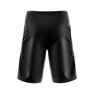 Vente en gros de shorts cargo décontractés pour hommes 100% polyester taille élastique Streetwear pantalons de survêtement shorts de planche en tissu éponge français solide - Product Image 3