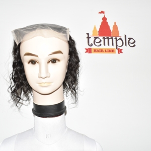 Extensiones de Cabello Natural Indio 7x7 con Cierre, Ondas Profundas, 100% Cutícula Alineada, Remy, Encaje Completo, Color Negro Natural para Mujer - Product Image 2