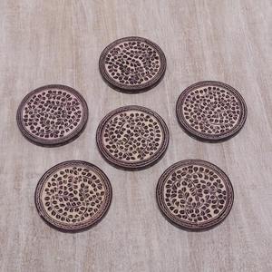 แผ่นรองแก้วไม้สี่เหลี่ยมทรงคลาสสิก ทำมือ คุณภาพสูง ขายดี เป็นมิตรกับสิ่งแวดล้อม ดีไซน์ยอดเยี่ยม ทันสมัย ผลิตในอินเดีย - Product Image 2