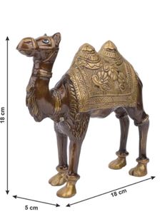 Adorno Decorativo de Camello, Fabricado en Latón y Pintado, Decoración Dorada para el Hogar, Estilo Moderno - Product Image 6