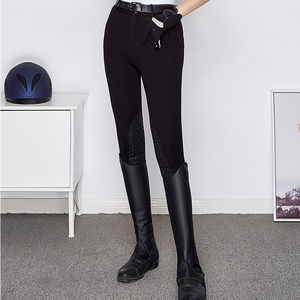 Pantalones de montar occidentales personalizables de alta calidad para mujer, pantalones de medias suaves y cómodos con logotipo personalizado - Product Image 2