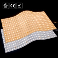 Panneau lumineux LED personnalisé 696 CCT, feuille LED réglable 24V, panneau lumineux LED CE/ROHS/ETL/UL pour signalétique/décoration architecturale