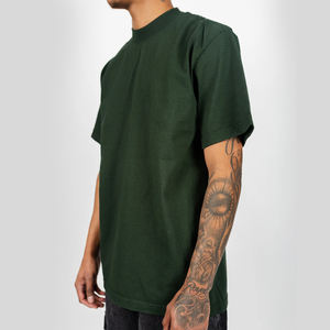 Chemise en coton personnalisée pour hommes 280gsm prête à l'impression vêtements de mode personnalisés en gros - Product Image 2