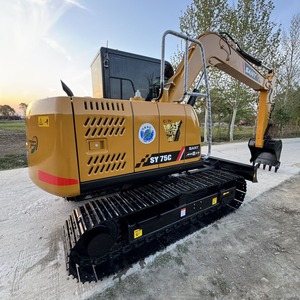 Machine de construction d'excavateur multifonction SANY SY75C PRO de 7 tonnes d'occasion - Product Image 5