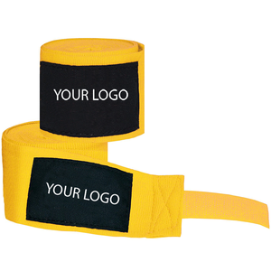 Vendajes de gimnasio de neopreno de alta calidad Unisex, envolturas de mano de boxeo con logotipo personalizado, muñequeras transpirables con logotipo personalizado - Product Image 1