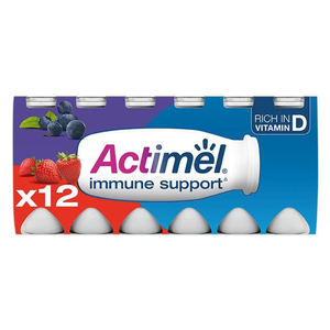 Bebida de Yogur Probiótico con Chocolate Actimel para Bebés y Adultos, Empaque de Grado de Exportación para Envío Internacional - Product Image 1