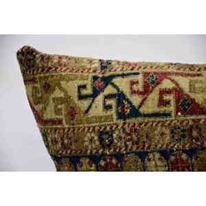 Multicolor Bohemian Vintage Kilim Pillow 16x48 Inch Luxury Woven Woolen Comfort and Style Printed <b>18x18</b> Size for Floor Use - Product Image 2