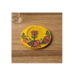 Posavasos hechos a mano con decoración pintada, diseño personalizado de varios colores y diseño múltiple disponible - Product Image 1