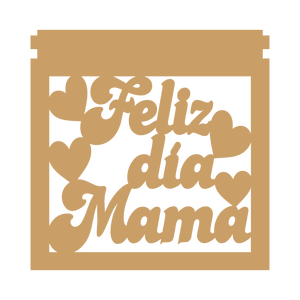 Caja de Regalo de MDF de 3 mm para el Día de la Madre - Product Image 1