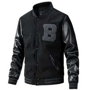 OEM Custom chenille Embroidery patch leather sleeve bomber baseball letterman <b>jacket</b> <b>for</b> <b>men</b> <b>For</b> <b>Men</b> Vintage custom <b>jacket</b> - Product Image 1