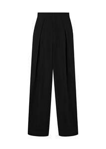 กางเกงผ้าชีฟองขากว้างลำลองลำลองไซส์ควีนไซส์ผ้าแห้งเร็วแฟชั่นหรูหราโลโก้กลางสง่างามไม่ยับ - Product Image 5