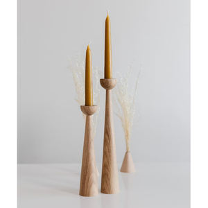 Chandelier en bois d'acacia le plus vendu ensemble 2 pièces nouveau Design Vintage créatif meilleur prix support de pilier décoratif pour la maison - Product Image 3