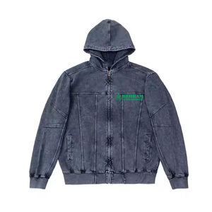 Sweat à capuche unisexe de qualité supérieure avec fermeture éclair, imprimé personnalisé, pour la chasse, en molleton 400 GSM / French Terry, style streetwear, 100% coton, séchage rapide - Product Image 6