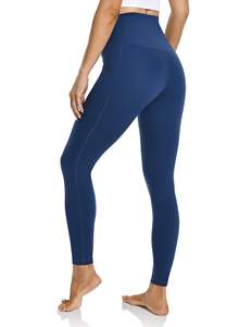 Leggings de Yoga taille haute pour femmes taille élastique respirant contrôle du ventre extensible dans les quatre sens grande taille pantalon de Fitness de gymnastique - Product Image 5