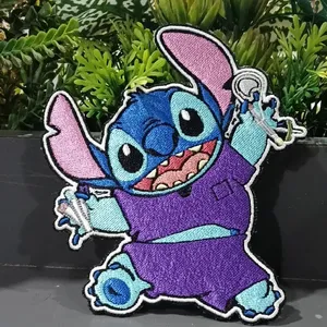 Lilo and Stitch IronOn Patches Badges Cartoon Embroidery Patch Collection for Apparel Decoration