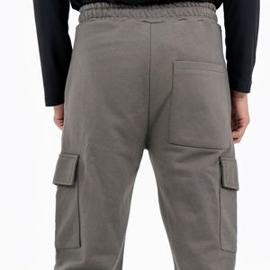 Customizable <b>Men's</b> Green Canvas Wide Leg Cargo Pants Terry Casual Loose Fit Mid Waist Straight <b>Pattern</b> Lightweight Flat Direct - Product Image 5