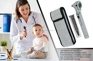 ชุดตรวจหูไฟเบอร์ออปติกสแตนเลสสีเทา ขนาดมาตรฐาน สำหรับการศึกษาส่วนบุคคล ใช้โดยผู้ช่วยแพทย์ ได้รับการรับรองมาตรฐาน CE ISO ผลิตตามแบบ OEM - Product Image 5