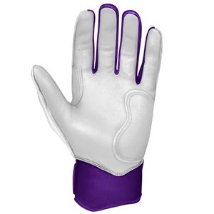 Gants de frappeur de baseball en cuir véritable Adultes Professionnels Hommes Femmes Softball Custom Made Hook Loop/Snap Closure Quick-Dry - Product Image 5