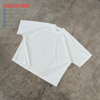 T-shirt Homme Personnalisé Sans Coutures Coupe Boxy Épaisse et Courte, Coupe Oversize, Fabrication DTG LOGO 100% Coton