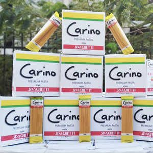 สปาเก็ตตี้คาริโนอียิปต์ 400 กรัม |   พาสต้าจากข้าวสาลีดูรัมเกรดพรีเมียม |   ได้รับการรับรองมาตรฐาน ISO HALAL แบบขายส่ง - Product Image 1