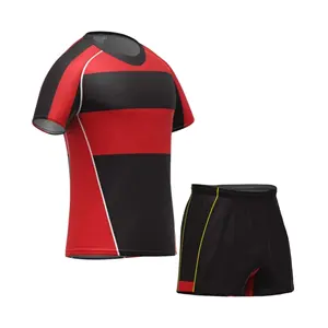 Rugby Uniforms Customized Sportswear 100% Polyester digital printing chenille embroidery Sublimation CustRugby Shirt Custom R