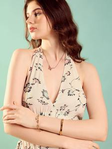 Nouvelle robe indienne tendance en coton bloc à la main tenue décontractée d'été élégante pour cadeau de mariée personnalisé en vente! - Product Image 2