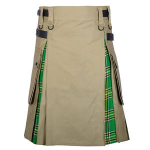 กิ๊ตต์ผ้าลายสก็อตไอริชผสมสีกากีทำมือสำหรับผู้ชาย ขนาดสั่งตัดพิเศษ รุ่นปี 2026 - Product Image 2