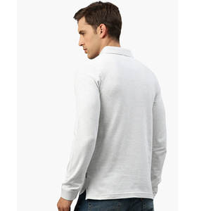 Camisa de Golf de manga larga con estampado sin costuras para hombre, camiseta de manga larga con solapa de Color sólido, camiseta Polo de primavera y otoño - Product Image 2