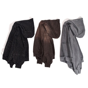 Vintage Men's <b>Acid</b> Wash Hoodie 100% Cotton Oversized Fit <b>Drop</b> Shoulders Pocket Solid Pattern <b>Acid</b> Wash Hoodies - Product Image 3