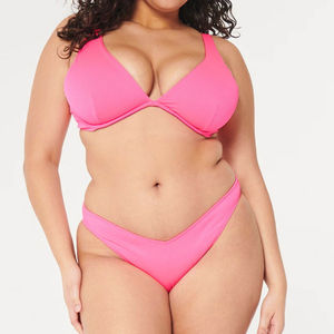 Trajes de Baño de 2 Piezas Personalizados para Mujer, Alta Calidad, Cintura Elástica, Estampado, Secado Rápido, Transpirable, Duradero, Poliéster/Nailon - Product Image 4