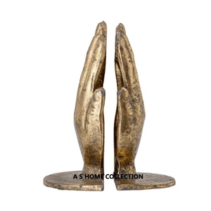 Vente en gros Serre-livres Set Sculpture en métal Meilleure prière antique Main Designs Maison décorative très luxe Thème Design Serre-livres - Product Image 1