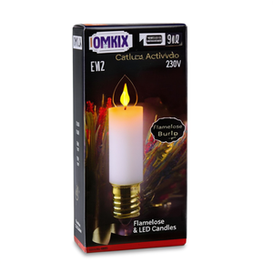 หลอดไฟเทียน LED OMNILUX 9W E-12 230V ขนาดเล็ก ไร้เปลวไฟ - Product Image 3