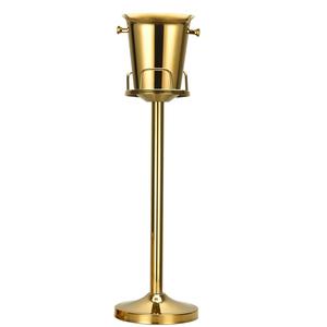 Modern Style Vertical Durable Portable Luxury Stainless Steel <b>Ice</b> <b>Bucket</b> Stand for Wine for <b>Beverage</b> <b>Tubs</b> Bar - Product Image 3
