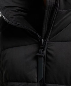 OEM Hooded Heavy Designer Puff Padded Coat Odm Logo Oversized Men's Down Bubble Winter Black Custom Men Shiny Puffer Jacket - Product Image 6