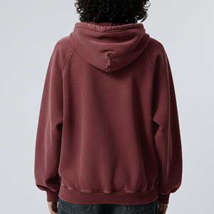 Sweat-shirts pour femmes en coton 100% 360 GSM, lavage à l'acide, OEM/ODM, streetwear automne/hiver, vintage, logo imprimé personnalisé - Product Image 6