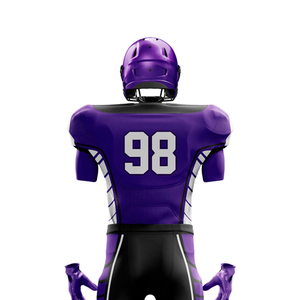 Conjunto de Uniformes de Fútbol Americano Sublimados de Diseño Personalizado, Conjunto de Uniformes de Fútbol Americano de Manga Corta de Alta Calidad - Product Image 6