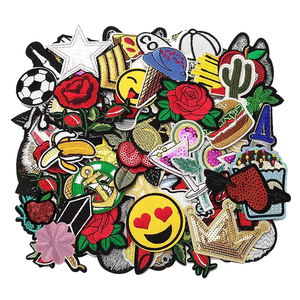 Badges logo 3D en PVC personnalisables, imperméables et durables, à coudre, écussons étoiles en caoutchouc pour vestes, chapeaux, accessoires vestimentaires, alphabétiques - Product Image 6