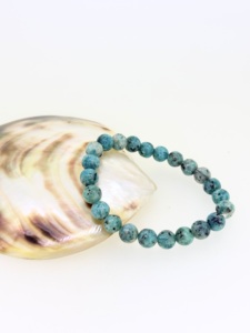 Collar de Plata de Ley 925 con Diseño Minimalista y Tradicional, con Cuentas de Turquesa Natural, Estilo Hip Hop para Mujer, Regalo para Fiesta - Product Image 4