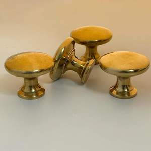 Solid build brass knobs for kitchen drawers reliable grip furniture <b>hardware</b> longterm usage solution choice - Product Image 2