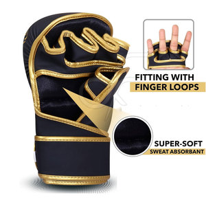 ถุงมือ MMA คุณภาพสูง ดีไซน์ระดับมืออาชีพ ขายดีที่สุด ออกแบบสีและสไตล์ตามสั่ง OEM ของคุณเอง - Product Image 4