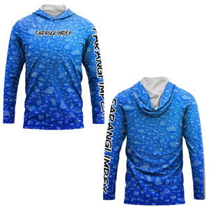 Vêtements de pêche à la basseur, camouflage, chemise de pêche à manches longues pour homme, masque à capuche, protection UV UPF 50+, vêtements de performance - Product Image 6