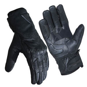 Gants de moto en cuir respirants pour hommes, modèle professionnel 2026, design personnalisé pour l'hiver, les activités de plein air et les voyages décontractés (PK) - Product Image 5
