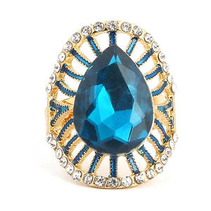 Anillo de dedo para mujer - Verde marino - Product Image 2