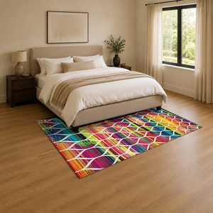 <b>RUGS</b> DEPOT LXDP-0584 Wholesale Red <b>Burgundy</b> Traditional Anatolian Digital Printed Machine Washable Chenille Area <b>Rug</b> Non Slip - Product Image 3