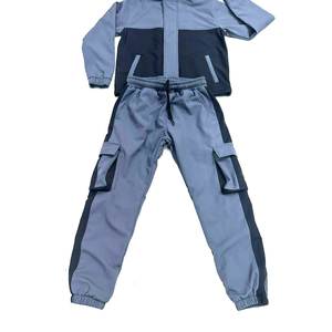 Chándal cortavientos impermeable de verano, chándal bordado de concha suave, conjunto de dos piezas, chándal de nailon 2025 - Product Image 4