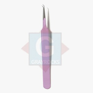 Precio al por mayor Pinzas para pestañas Instrumentos DE BELLEZA DE ACERO INOXIDABLE Herramientas de extensión de pestañas - Product Image 2